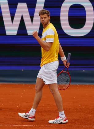 24.04.2022, BMW Open, MTTC Iphitos Muenchen, Tennis. im Bild: Yannick Hannemann (GER)