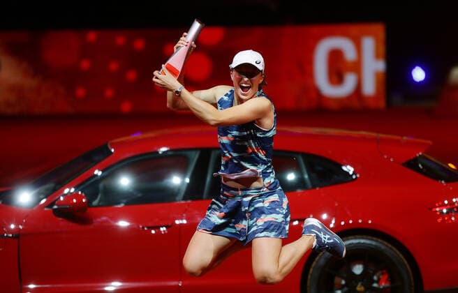 Stuttgart , Porsche Tennis Grand Prix , Finale , Siegerin Iga Swiatek ( POL )