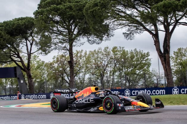 Formula 1 Gran Prix of Emilia Romagna Max Verstappen of Red Bull Racing during F1 Grand Prix of Emilia Romagna at Autodromo Enzo e Dino Ferrari on April 24, 2022 in Imola, Italy. Imola Autodromo Enzo e Dino Ferrari Italy Copyright: xCristianoxBarnix