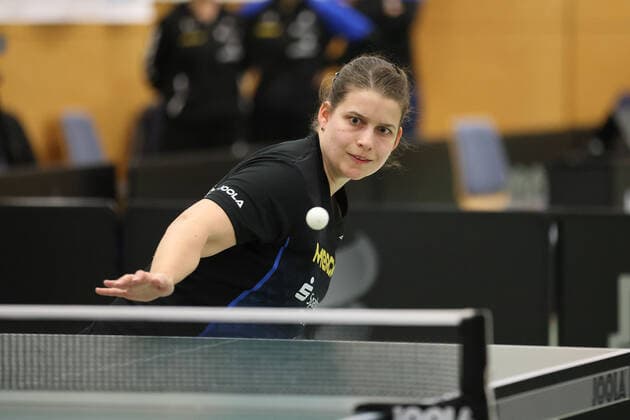 Langstadt 24.04.2022 Tischtennis Damen Bundesliga Finale Saison 2022 TSV Langstadt - ttc Eastside Berlin e.V. emspor, emonline, oespor, v.l., Petrissa Solja (TSV Langstadt Tischtennis Damen 1.Bundesliga)