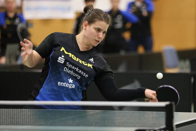 Langstadt 24.04.2022 Tischtennis Damen Bundesliga Finale Saison 2022 TSV Langstadt - ttc Eastside Berlin e.V. emspor, emonline, oespor, v.l., Petrissa Solja (TSV Langstadt Tischtennis Damen 1.Bundesliga)