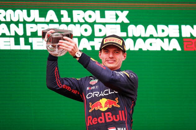 1 Max Verstappen (NLD, Oracle Red Bull Racing), F1 Grand Prix of Emilia Romagna at Autodromo Enzo e Dino Ferrari on April 24, 2022 in Imola, Italy. (Photo by HOCH ZWEI) Imola Italy