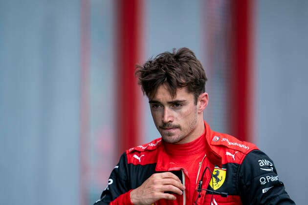 April 24, 2022, Imola, Italy: CHARLES LECLERC of Monaco and Scuderia Ferrari after the 2022 FIA Formula 1 Emilia Romagna Grand Prix at Autodromo Enzo e Dino Ferrari in Imola, Italy. Imola Italy - ZUMAg147 20220424_zap_g147_003 Copyright: xJamesxGasperottix