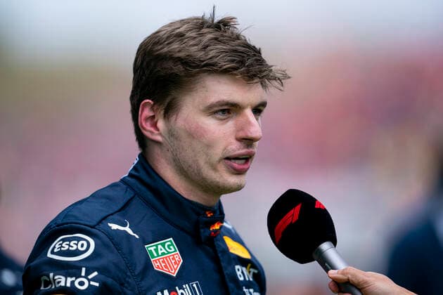 April 24, 2022, Imola, Italy: MAX VERSTAPPEN of the Netherlands and Red Bull Racing after the 2022 FIA Formula 1 Emilia Romagna Grand Prix at Autodromo Enzo e Dino Ferrari in Imola, Italy. Imola Italy - ZUMAg147 20220424_zap_g147_004 Copyright: xJamesxGasperottix