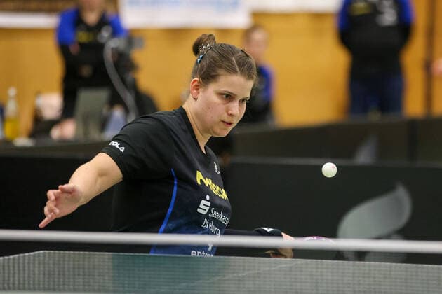 Langstadt 24.04.2022 Tischtennis Damen Bundesliga Finale Saison 2022 TSV Langstadt - ttc Eastside Berlin e.V. emspor, emonline, oespor, v.l., Petrissa Solja (TSV Langstadt Tischtennis Damen 1.Bundesliga)
