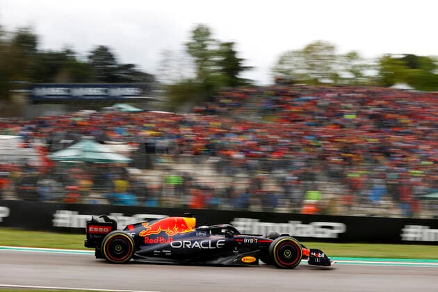 1 Max Verstappen (NLD, Oracle Red Bull Racing), F1 Grand Prix of Emilia Romagna at Autodromo Enzo e Dino Ferrari on April 24, 2022 in Imola, Italy. (Photo by HOCH ZWEI) Imola Italy