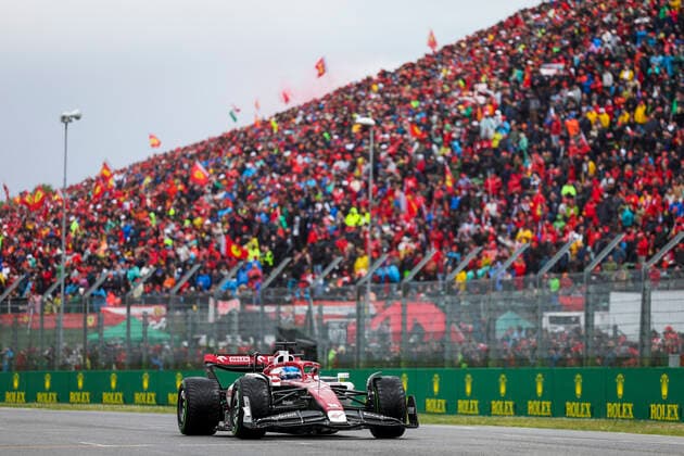 77 Valtteri Bottas (FIN, Alfa Romeo F1 Team ORLEN), F1 Grand Prix of Emilia Romagna at Autodromo Enzo e Dino Ferrari on April 24, 2022 in Imola, Italy. (Photo by HOCH ZWEI) Imola Italy