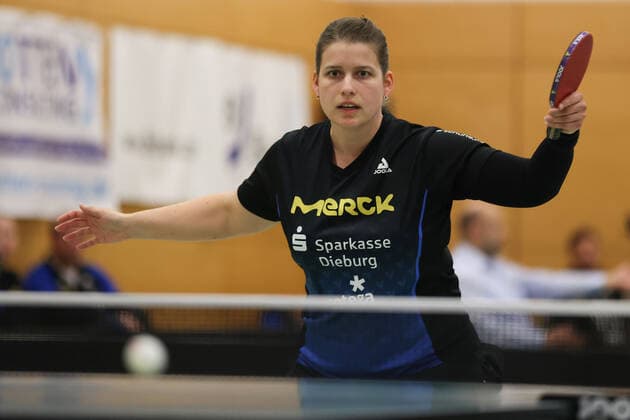 Langstadt 24.04.2022 Tischtennis Damen Bundesliga Finale Saison 2022 TSV Langstadt - ttc Eastside Berlin e.V. emspor, emonline, oespor, v.l., Petrissa Solja (TSV Langstadt Tischtennis Damen 1.Bundesliga)