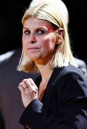 Anke Huber, GER, tournament official, after finals at 2022 Porsche Tennis Grand Prix in Stuttgart, 24 04 2022; -