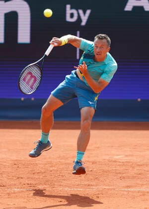 Philipp Kohlschreiber (GER) Tennis - BMW Open 2022 - ATP, Tennis Herren - MTTC Iphitos - Munich - - Germany - 25 April 2022. Copyright: xJuergenxHasenkopfx