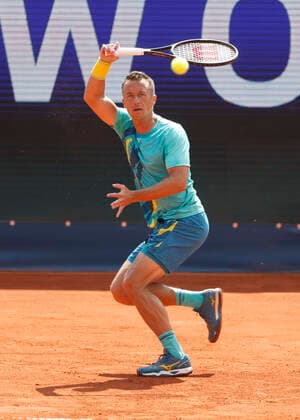 Philipp Kohlschreiber (GER) Tennis - BMW Open 2022 - ATP, Tennis Herren - MTTC Iphitos - Munich - - Germany - 25 April 2022. Copyright: xJuergenxHasenkopfx