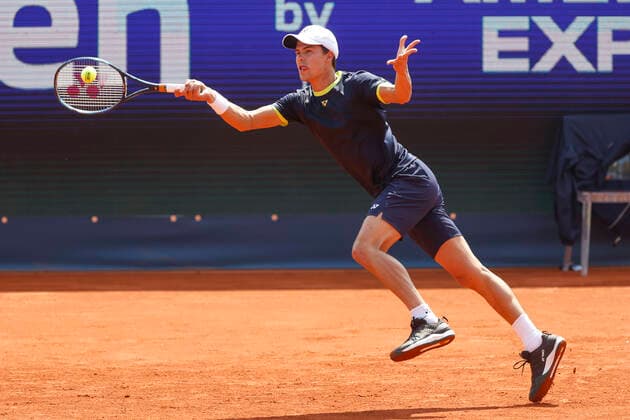 Daniel Altmaier (GER) Tennis - BMW Open 2022 - ATP, Tennis Herren - MTTC Iphitos - Munich - - Germany - 25 April 2022. Copyright: xJuergenxHasenkopfx