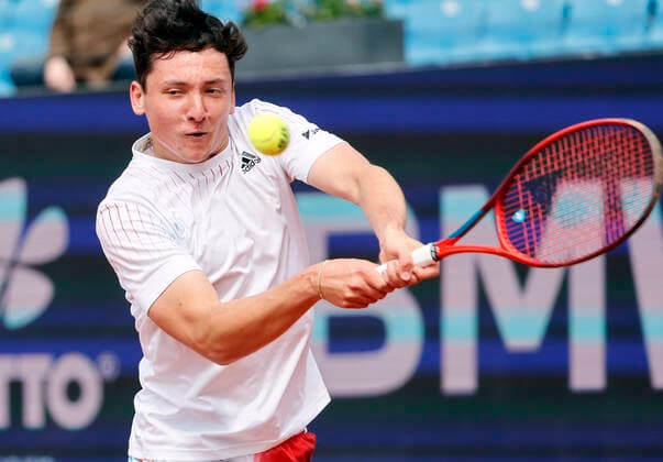 25.04.2022, BMW Open, MTTC Iphitos Muenchen, Tennis. im Bild: Max Hans Rehberg ( GER)