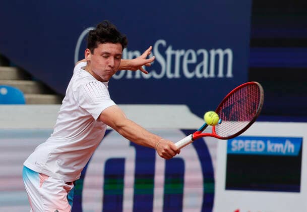 25.04.2022, BMW Open, MTTC Iphitos Muenchen, Tennis. im Bild: Max Hans Rehberg ( GER)