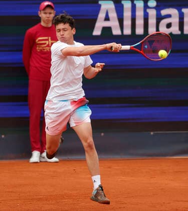 25.04.2022, BMW Open, MTTC Iphitos Muenchen, Tennis. im Bild: Max Hans Rehberg ( GER)