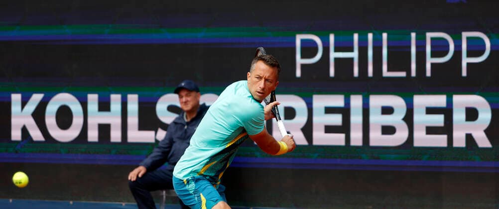 25.04.2022, BMW Open, MTTC Iphitos Muenchen, Tennis. im Bild: Philipp Kohlschreiber (GER)