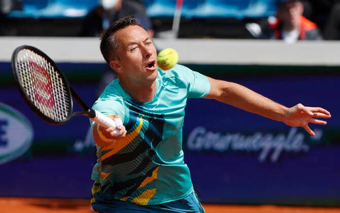 25.04.2022, BMW Open, MTTC Iphitos Muenchen, Tennis. im Bild: Philipp Kohlschreiber (GER)