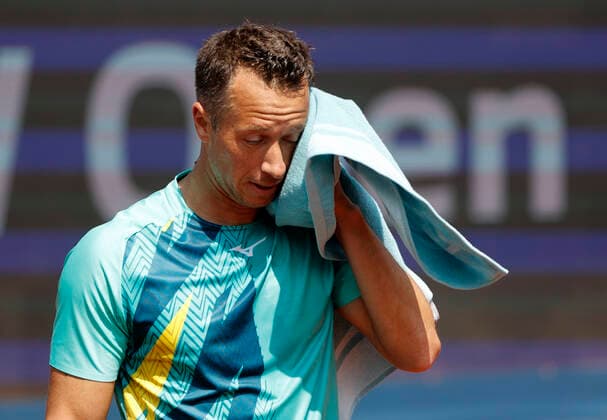 25.04.2022, BMW Open, MTTC Iphitos Muenchen, Tennis. im Bild: Philipp Kohlschreiber (GER)