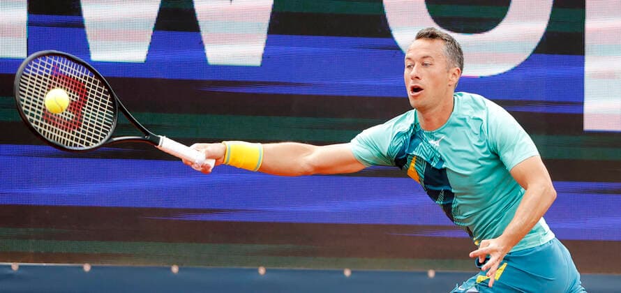25.04.2022, BMW Open, MTTC Iphitos Muenchen, Tennis. im Bild: Philipp Kohlschreiber (GER)