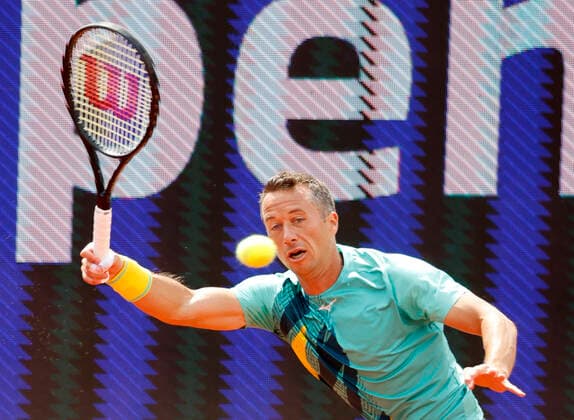 25.04.2022, BMW Open, MTTC Iphitos Muenchen, Tennis. im Bild: Philipp Kohlschreiber (GER)