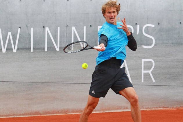 Alexander Zverev beim Training Tennis BMW Open by American Express 2022 26.04.2022 FOTO: Mladen Lackovic LakoPress