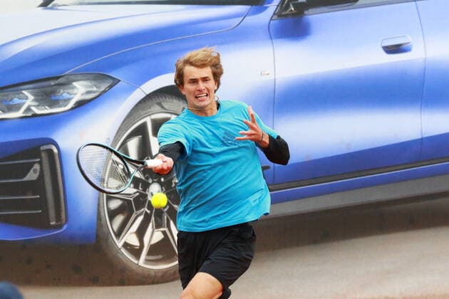 Alexander Zverev beim Training Tennis BMW Open by American Express 2022 26.04.2022 FOTO: Mladen Lackovic LakoPress