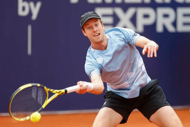 Botic van de Zandschulp (NED) Tennis - BMW Open 2022 - ATP, Tennis Herren - MTTC Iphitos - Munich - - Germany - 27 April 2022. Copyright: xJuergenxHasenkopfx