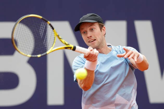 Botic van de Zandschulp (NED) Tennis - BMW Open 2022 - ATP, Tennis Herren - MTTC Iphitos - Munich - - Germany - 27 April 2022. Copyright: xJuergenxHasenkopfx