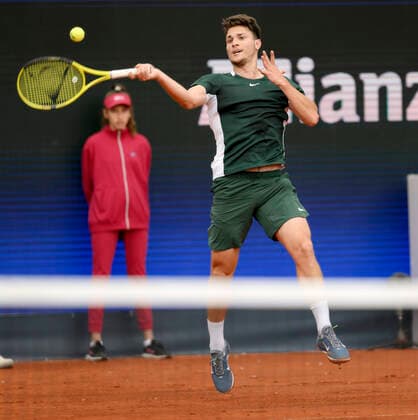 27.04.2022, Tennis Herren ATP, Tennis Herren Tour, BMW-Open München 2022 auf der Iphitos-Tennisanlage, Miomir Kecmanovic (Serbien)