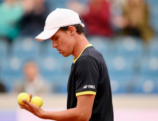 27.04.2022, Tennis Herren ATP, Tennis Herren Tour, BMW-Open München 2022 auf der Iphitos-Tennisanlage, Daniel Altmaier (Deutschland)