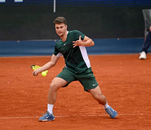 27.04.2022, Tennis Herren ATP, Tennis Herren Tour, BMW-Open München 2022 auf der Iphitos-Tennisanlage, Miomir Kecmanovic (Serbien)