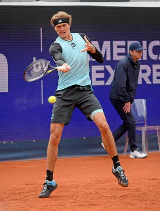 27.04.2022, Tennis Herren ATP, Tennis Herren Tour, BMW-Open München 2022 auf der Iphitos-Tennisanlage, Alexander Zverev (GER) in Aktion.