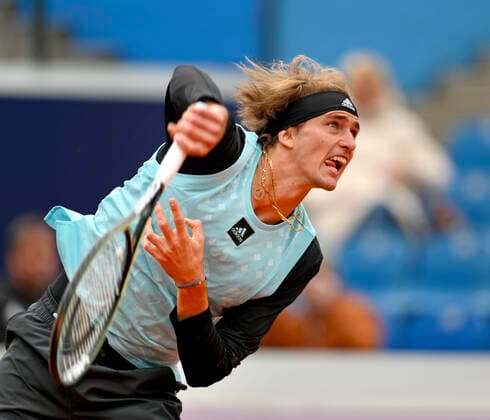Sport Bilder des Tages 27.04.2022, Tennis Herren ATP, Tennis Herren Tour, BMW-Open München 2022 auf der Iphitos-Tennisanlage, Alexander Zverev (GER) in Aktion.