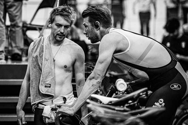 REINHARDT Theo, KLUGE Roger: UCI Track Nations Cup Glasgow 2022 REINHARDT Theo - KLUGE Roger ( GER ) GERMANY Querformat - quer - horizontal - Landscape - Event Veranstaltung: UCI Track Nations Cup Glasgow 2022 - Category Kategorie: Cycling - Track cycling, Rad, Radsport, Bahnrad, Bahn Track Nations Cup - Elite Men - Location Ort: Europe Great Britain - Scotland - Glasgow - Sir Chris Hoy Arena - Discipline: Madison - Distance: 50 km - Date Datum: 23.04.2022 Saturday Day 3 -