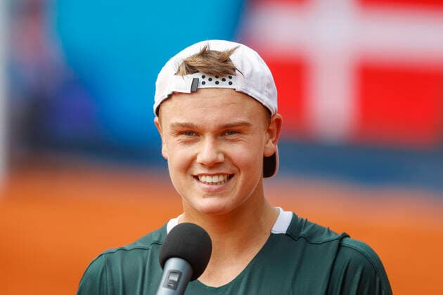 Holger Rune, Portrait, Portraet Tennis - BMW Open 2022 - ATP, Tennis Herren - MTTC Iphitos - Munich - - Germany - 27 April 2022. Copyright: xJuergenxHasenkopfx