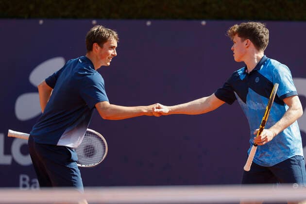 Philip Florig und Maximilian Homberg, Herren Doppel Tennis - BMW Open 2022 - ATP, Tennis Herren - MTTC Iphitos - Munich - - Germany - 27 April 2022. Copyright: xJuergenxHasenkopfx