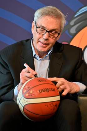 Gordon Herbert bei der Pressekonferenz zur 41. Basketball-Europameisterschaft FIBA Eurobasket 2022 im im Deutschen & Olympia Museum. Köln, 29.04.2022