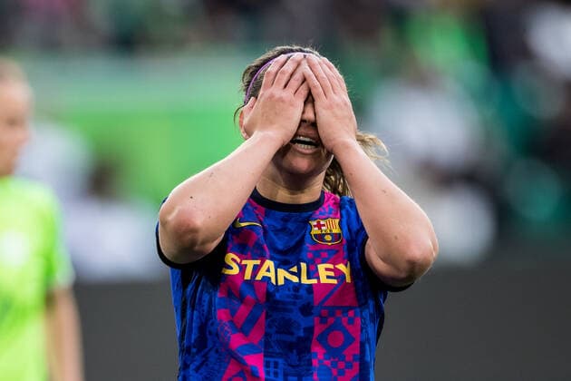 UEFA WOMEN’S CHAMPIONS LEAGUE Halbfinale, VfL Wolfsburg - FC Barcelona, Barca 30.04.2022 Mariona Caldentey (FC Barcelona, 9) frustriert UEFA WOMEN’S CHAMPIONS LEAGUE Halbfinale, VfL Wolfsburg - FC Barcelona, Wolfsburg, Volkswagen Arena Copyright: xBEAUTIFULxSPORTS Wunderlx