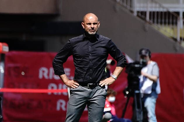 Garald Baticle (entraineur du Sco Angers) FOOTBALL : AS Monaco vs Angers - Ligue 1 Uber Eats - Monaco - 01 05 2022 NorbertScanella Panoramic 