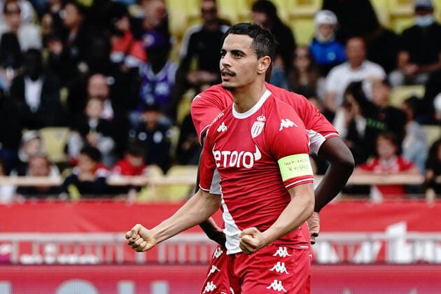Joie - Wissam Ben Yedder (AS Monaco) FOOTBALL : AS Monaco vs Angers - Ligue 1 Uber Eats - Monaco - 01 05 2022 NorbertScanella Panoramic 