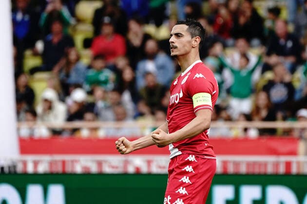 Joie - Wissam Ben Yedder (AS Monaco) FOOTBALL : AS Monaco vs Angers - Ligue 1 Uber Eats - Monaco - 01 05 2022 NorbertScanella Panoramic 