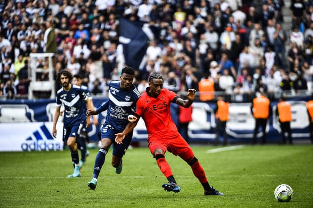 Rosario (ogc) FOOTBALL : Bordeaux vs Nice - 35eme Journee de L1 Ubereats - Bordeaux - 01 05 2022 ThierryBreton Panoramic 