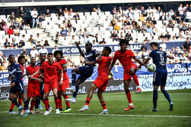 Khephren Thuram (ogc) FOOTBALL : Bordeaux vs Nice - 35eme Journee de L1 Ubereats - Bordeaux - 01 05 2022 ThierryBreton Panoramic 