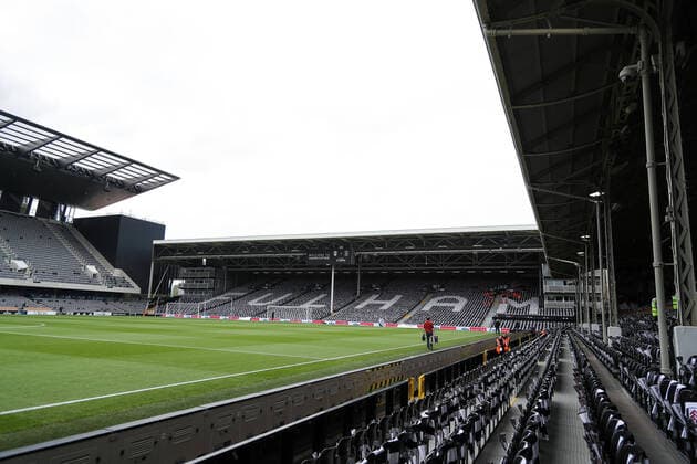Mandatory Credit: Photo by Will Cooper JMP Shutterstock (12921095d) A general view of Craven Cottage Fulham v Luton Town, UK - 02 May 2022 EDITORIAL USE ONLY No use with unauthorised audio, video, data, fixture lists (outside the EU), club league logos or live services. Online in-match use limited to 45 images (+15 in extra time). No use to emulate moving images. No use in betting, games or single club league player publications services. Fulham v Luton Town, UK - 02 May 2022 EDITORIAL USE ONLY No use with unauthorised audio, video, data, fixture lists (outside the EU), club league logos or live services. Online in-match use limited to 45 images (+15 in extra time). No use to emulate moving images. No use in betting, games or Copyright: xWillxCooper JMP Shutterstockx 12921095d