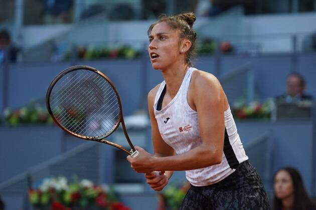 Sara Sorribes (SPA) vs Jessica Pegula (US) during the Madrid open tennis tournament, May 4, 2022 Cordon Press Cordon Press