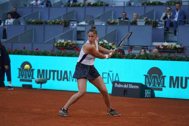 Sara Sorribes (SPA) vs Jessica Pegula (US) during the Madrid open tennis tournament, May 4, 2022 Cordon Press Cordon Press