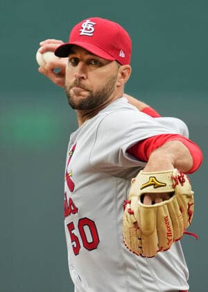 May 04, 2022: St. Louis Cardinals starting pitcher Adam Wainwright (50) delivers a pitch at Kauffman Stadium Kansas City, Missouri. The St Louis Cardinals beat the Kansas City Royals 10-0. CSM. Kansas City United States - ZUMAc04_ 20220504_zaf_c04_019 Copyright: xJonxRobichaudx