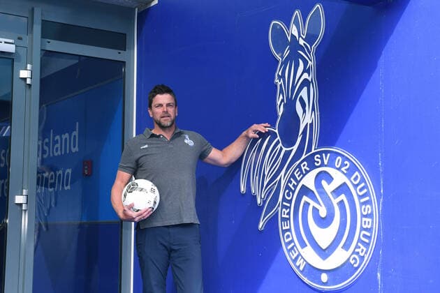 Fußball 3. Liga Vorstellung von Torsten Ziegner beim MSV Duisburg am 05.05.2022 in der Schauinsland-Reisen-Arena in Duisburg Torsten Ziegner ( Trainer Cheftrainer Duisburg )