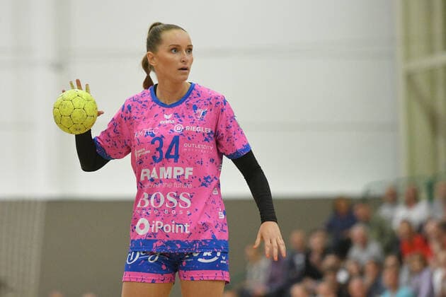 Silje Brons Petersen (TuS Metzingen), BSV Sachsen Zwickau vs. TuS Metzingen, 1. Handball-Bundesliga, Frauen, 04.05.2022, BSV Sachsen Zwickau vs. TuS Metzingen, 1. Handball-Bundesliga, Frauen, 04.05.2022 Zwickau Copyright: xBertxHarzer xEibner-xPressefotox