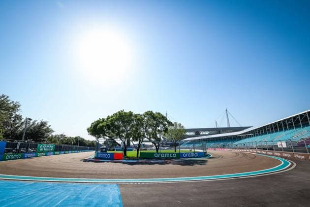 Track illustration during the Formula 1 Crypto.com Miami Grand Prix 2022, 5th round of the 2022 FIA Formula One World Championship, WM, Weltmeisterschaft on the Miami International Autodrome, from May 6 to 8, 2022 in Miami Gardens, Florida, United States of America - F1 - MIAMI GRAND PRIX 2022 DPPI Panoramic  20220505_GOOD1048